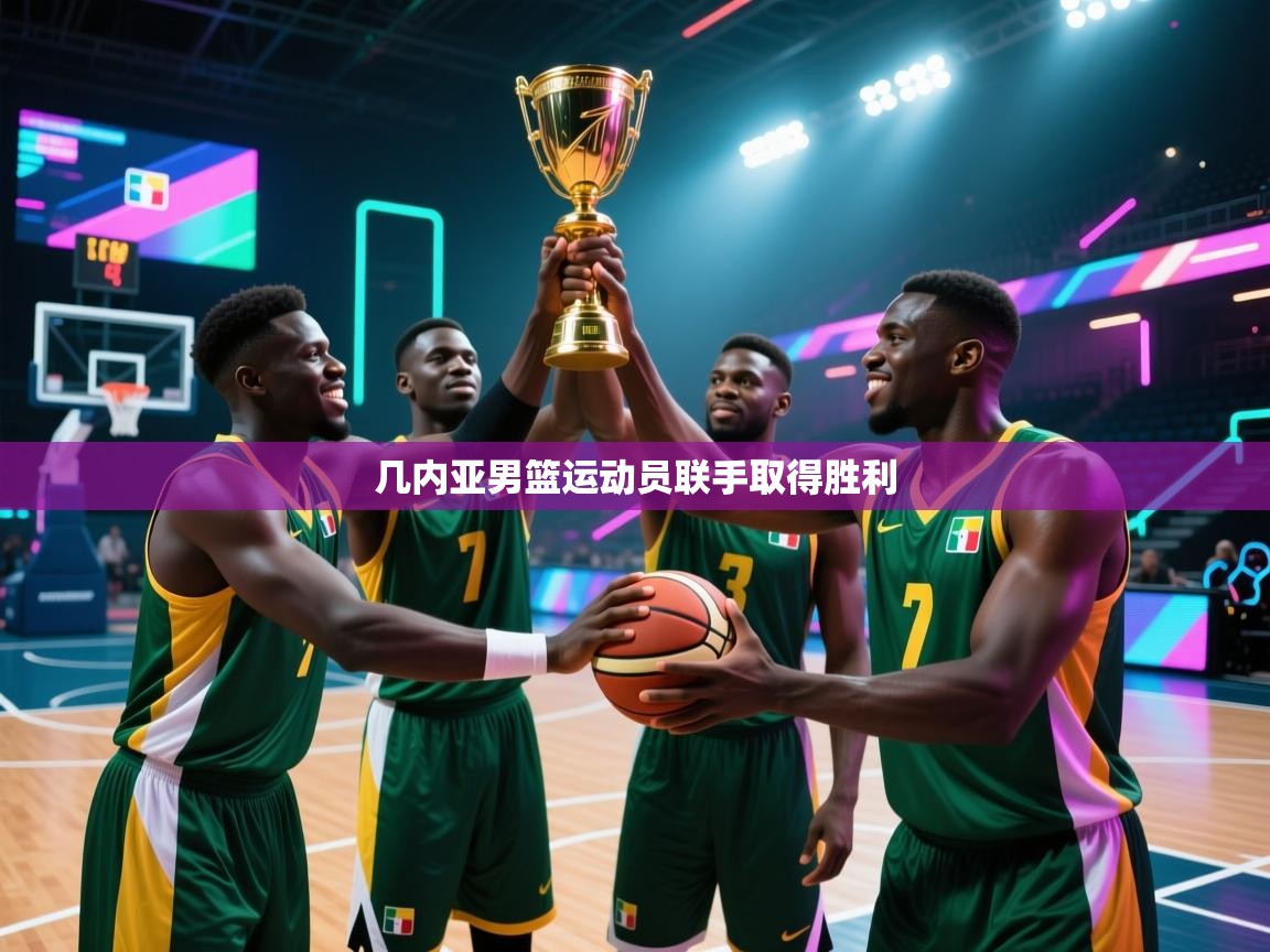 几内亚男篮运动员联手取得胜利